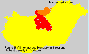 Surname Vilimek in Hungary Surname Vilimek in Hungary