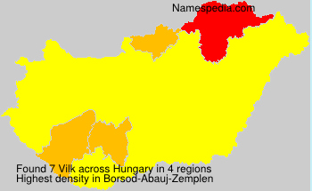 Surname Vilk in Hungary Surname Vilk in Hungary