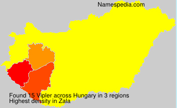 Surname Vipler in Hungary Surname Vipler in Hungary