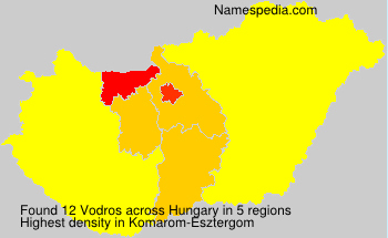 Surname Vodros in Hungary Surname Vodros in Hungary