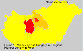 Surname Vranek in Hungary Surname Vranek in Hungary