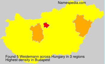 Surname Weidemann in Hungary Surname Weidemann in Hungary