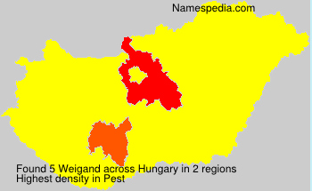 Surname Weigand in Hungary Surname Weigand in Hungary