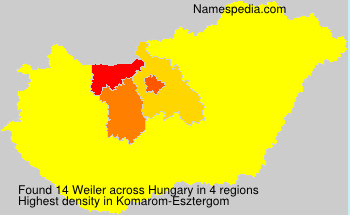 Surname Weiler in Hungary Surname Weiler in Hungary