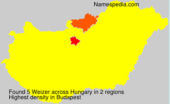 Surname Weizer in Hungary Surname Weizer in Hungary