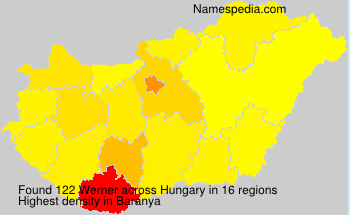 Surname Werner in Hungary Surname Werner in Hungary