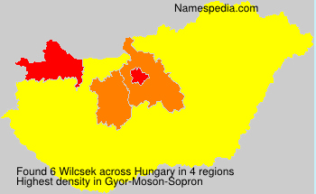 Surname Wilcsek in Hungary Surname Wilcsek in Hungary