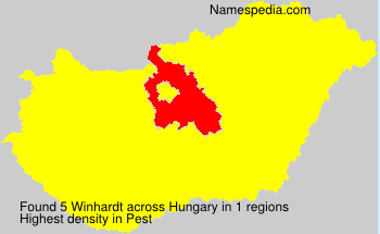 Surname Winhardt in Hungary Surname Winhardt in Hungary