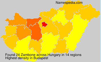 Surname Zambone in Hungary Surname Zambone in Hungary