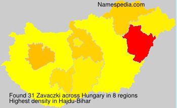 Surname Zavaczki in Hungary Surname Zavaczki in Hungary