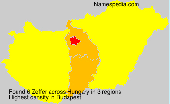 Surname Zeffer in Hungary Surname Zeffer in Hungary