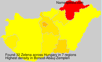 Surname Zelena in Hungary Surname Zelena in Hungary