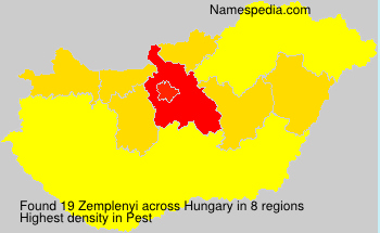 Surname Zemplenyi in Hungary Surname Zemplenyi in Hungary