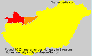 Surname Zimmerer in Hungary Surname Zimmerer in Hungary