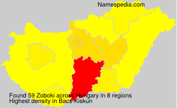 Surname Zoboki in Hungary Surname Zoboki in Hungary