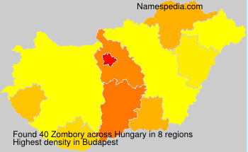 Surname Zombory in Hungary Surname Zombory in Hungary