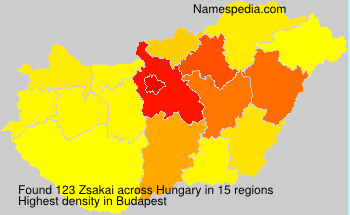 Surname Zsakai in Hungary Surname Zsakai in Hungary