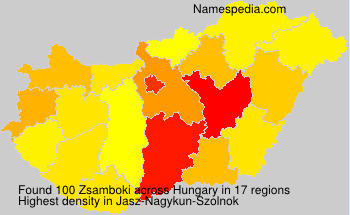 Surname Zsamboki in Hungary Surname Zsamboki in Hungary