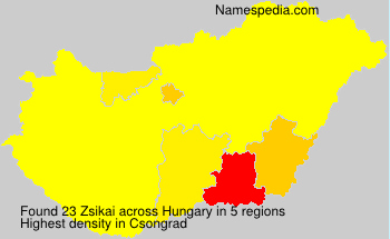 Surname Zsikai in Hungary Surname Zsikai in Hungary