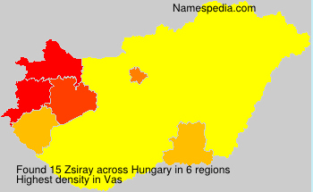 Surname Zsiray in Hungary Surname Zsiray in Hungary