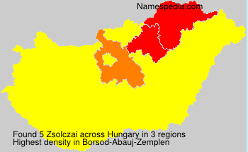 Surname Zsolczai in Hungary Surname Zsolczai in Hungary