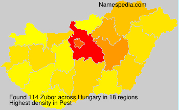 Surname Zubor in Hungary Surname Zubor in Hungary