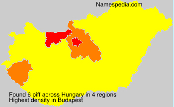 Surname piff in Hungary