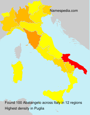 Surname Abatangelo in Italy Surname Abatangelo in Italy