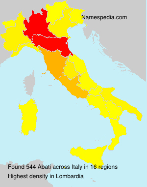 Surname Abati in Italy Surname Abati in Italy