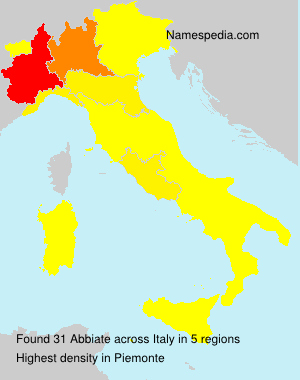 Surname Abbiate in Italy Surname Abbiate in Italy