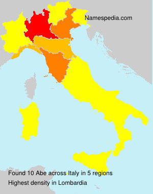 Surname Abe in Italy Surname Abe in Italy