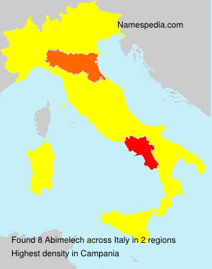 Surname Abimelech in Italy Surname Abimelech in Italy