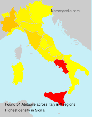 Surname Abitabile in Italy Surname Abitabile in Italy