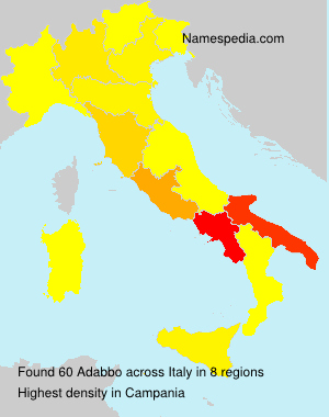 Surname Adabbo in Italy Surname Adabbo in Italy