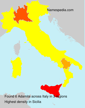 Surname Adamita in Italy Surname Adamita in Italy