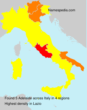 Surname Adelaide in Italy Surname Adelaide in Italy