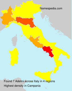 Surname Adelini in Italy Surname Adelini in Italy