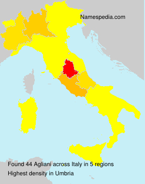 Surname Agliani in Italy Surname Agliani in Italy
