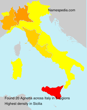 Surname Agnetta in Italy Surname Agnetta in Italy