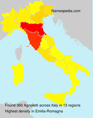 Surname Agnoletti in Italy Surname Agnoletti in Italy