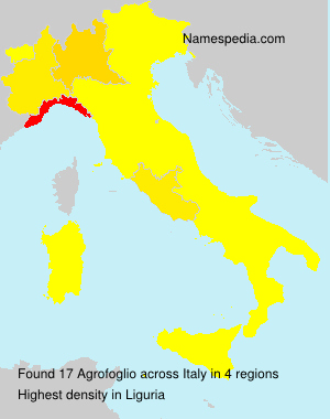 Surname Agrofoglio in Italy Surname Agrofoglio in Italy
