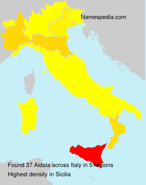 Surname Aidala in Italy Surname Aidala in Italy