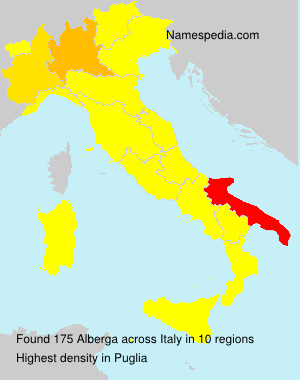Surname Alberga in Italy Surname Alberga in Italy