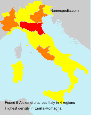 Surname Alexandro in Italy Surname Alexandro in Italy