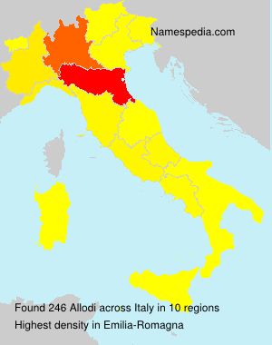 Surname Allodi in Italy Surname Allodi in Italy
