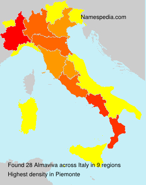 Surname Almaviva in Italy Surname Almaviva in Italy