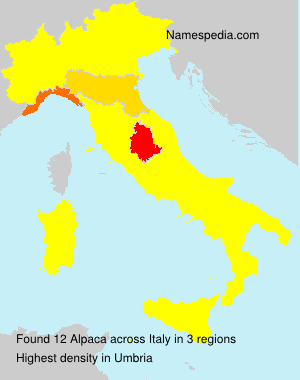 Surname Alpaca in Italy Surname Alpaca in Italy