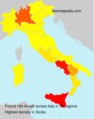 Surname Amalfi in Italy Surname Amalfi in Italy