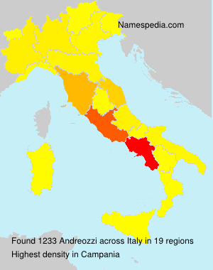 Surname Andreozzi in Italy Surname Andreozzi in Italy