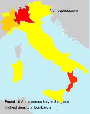 Surname Anelo in Italy Surname Anelo in Italy
